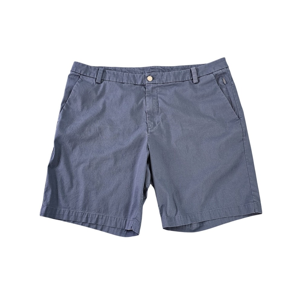 Lululemon Commission Short Slim 9" Men's Size 38 Gray/Blue Golf Athleisure